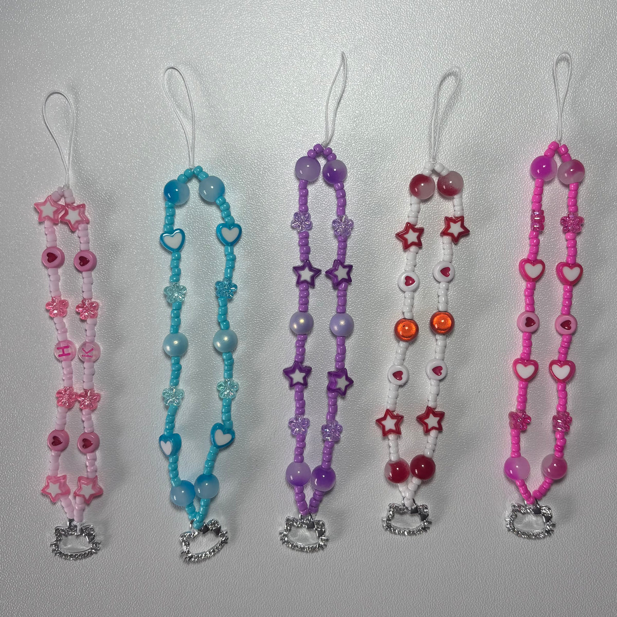 Hello kitty crystal phone charms 💎
