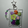 Purple and green spooky duck mini trinket pouch 💜