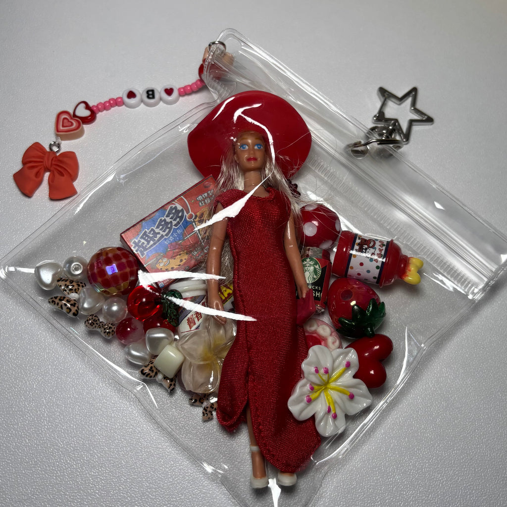 Red vintage Barbie trinket pouch ❤️