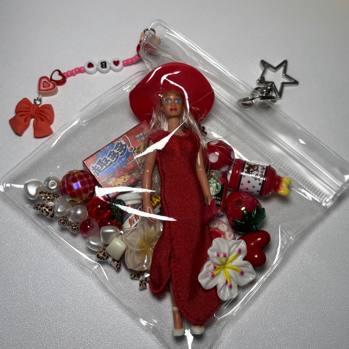 Red vintage Barbie trinket pouch ❤️