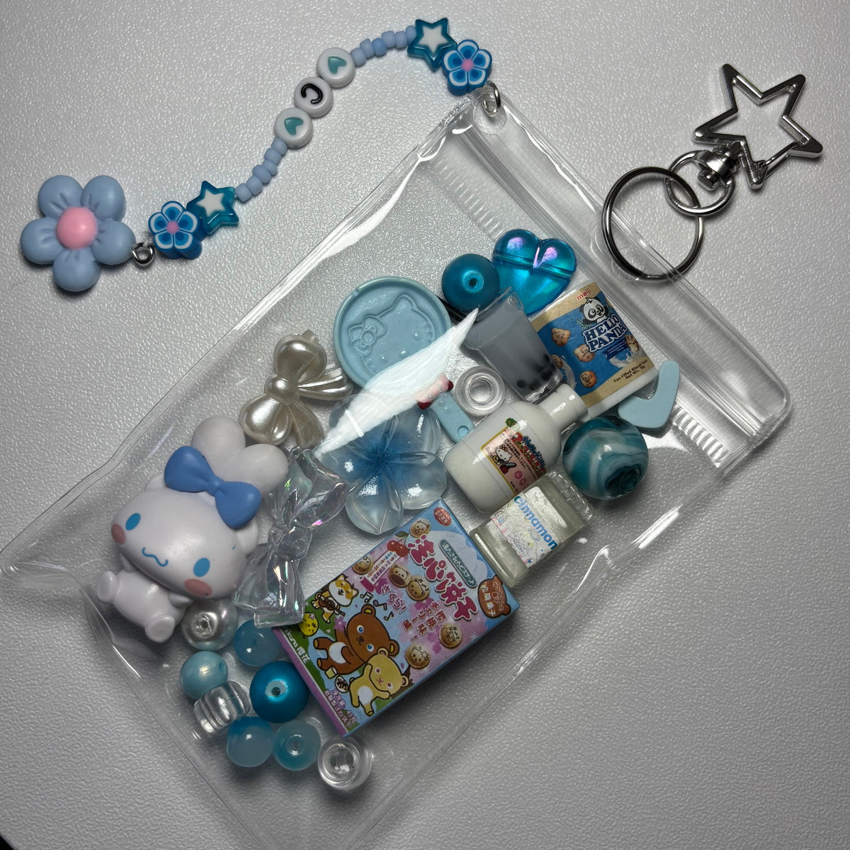 Cinnamoroll bow trinket pouch 🩵