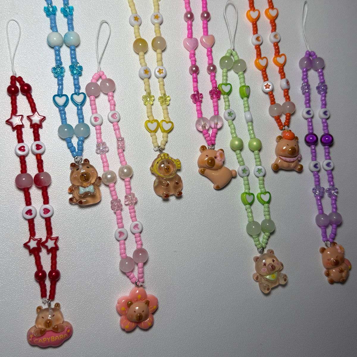 Capybara phone charms 🫧