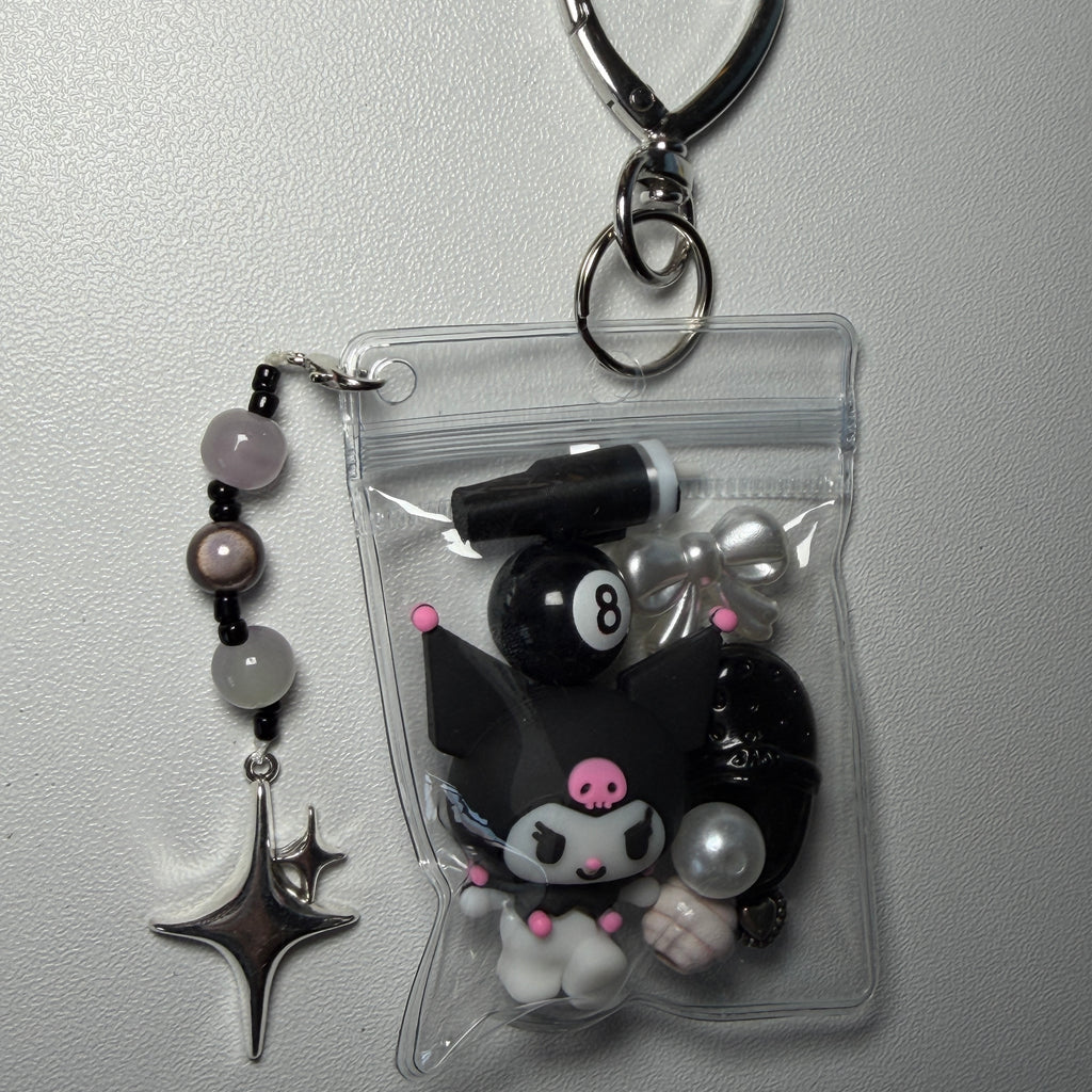 Kuromi mini trinket pouch 🖤