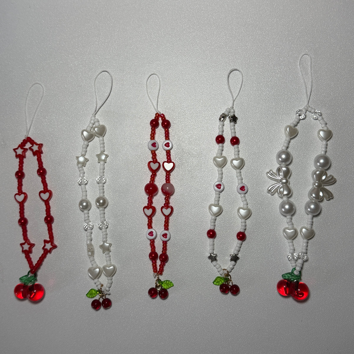 Cherry phone charms 🍒