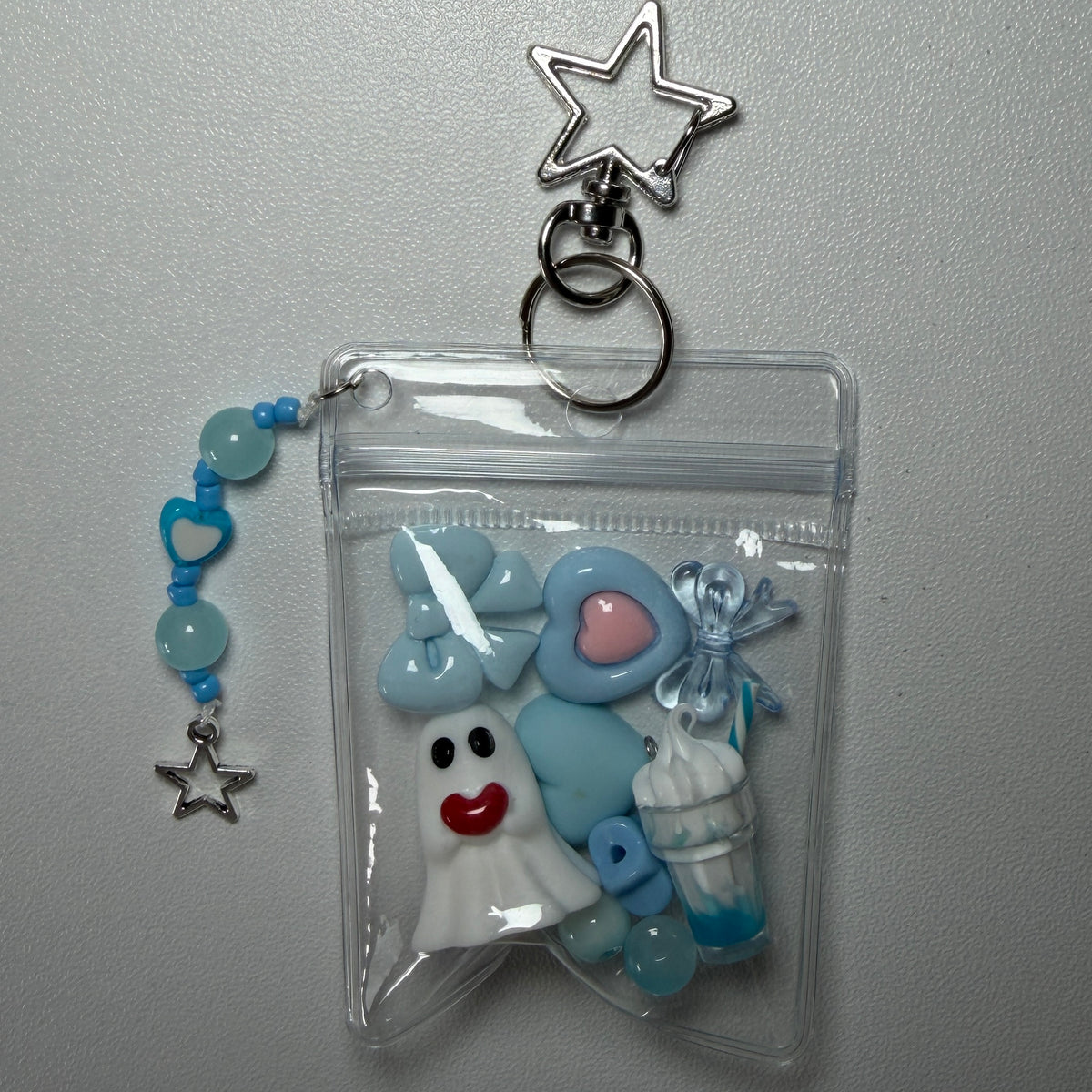 Blue ghost mini trinket pouch 🩵👻
