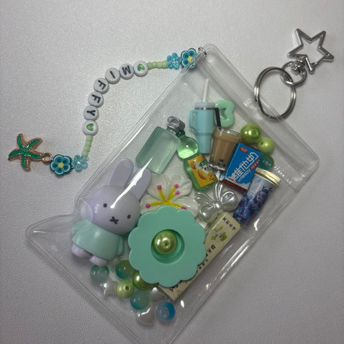Aqua Green Miffy trinket pouch 💚