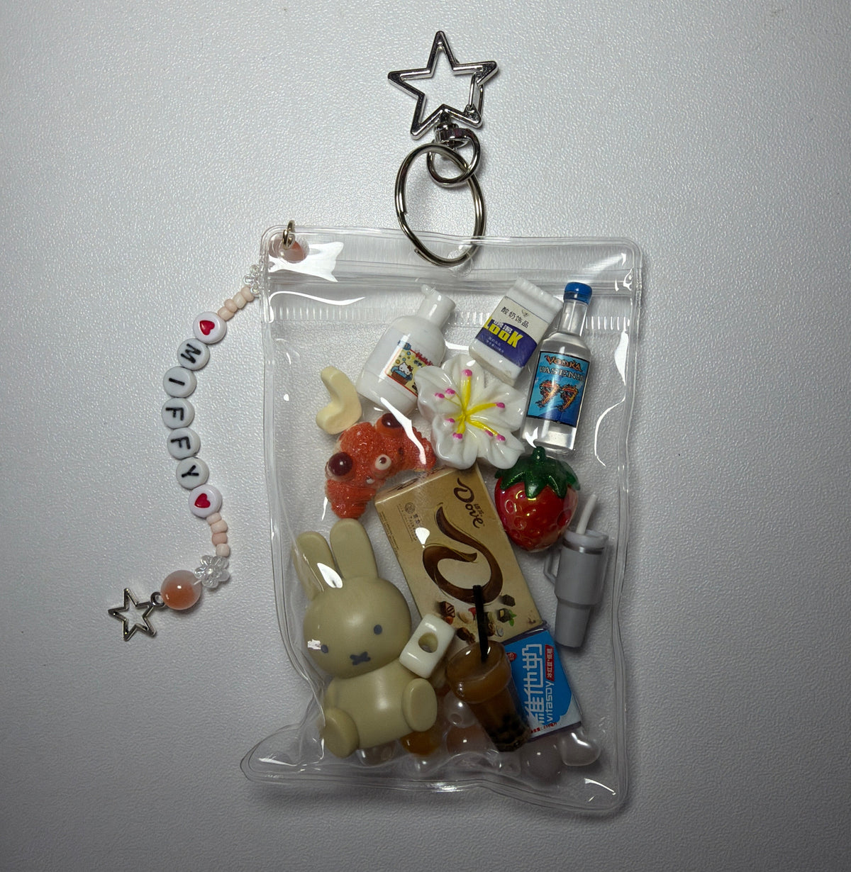 Beige Miffy trinket pouch 🥯