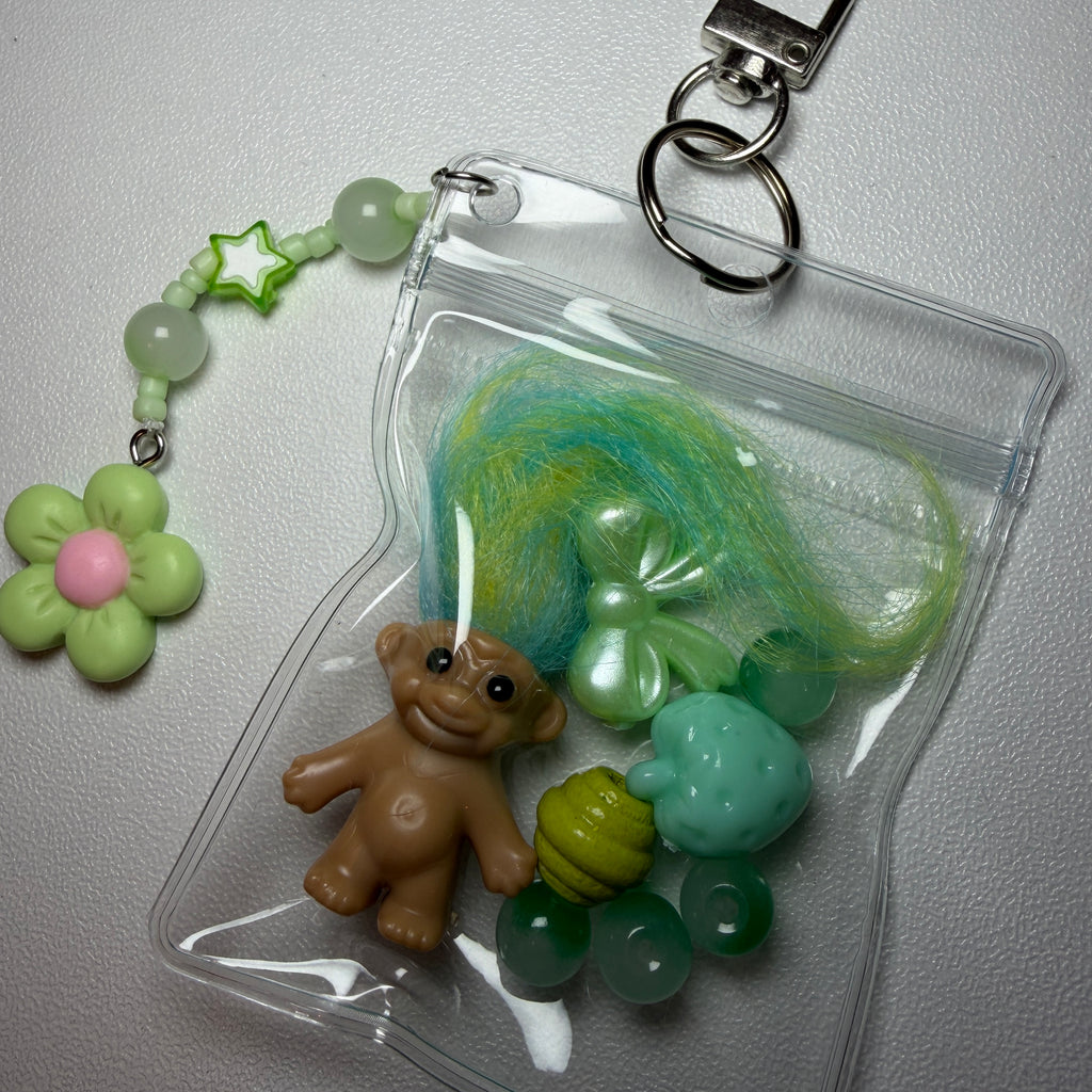 Green Troll min trinket pouch 💚