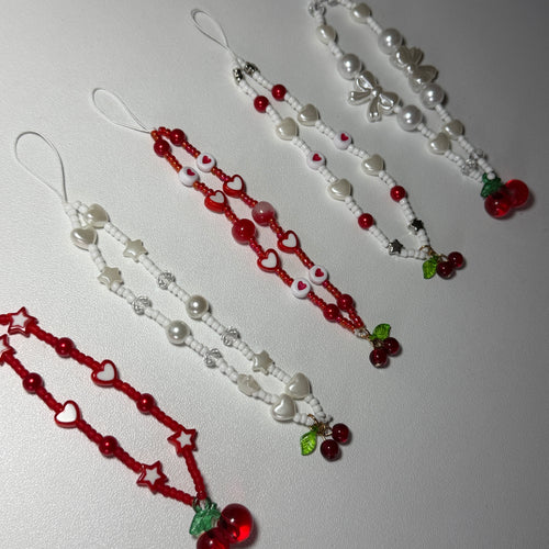 Cherry phone charms 🍒