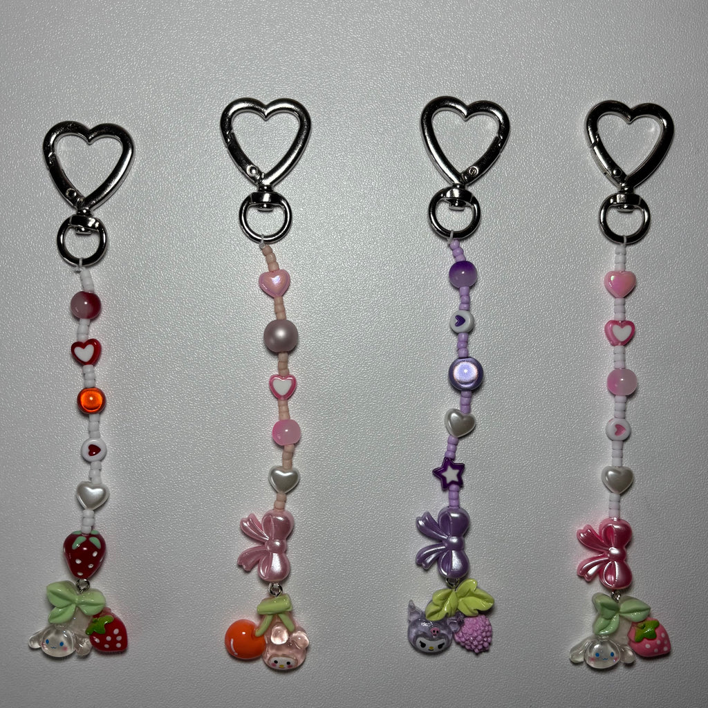 Sanrio fruit Charecter keyrings 🍒