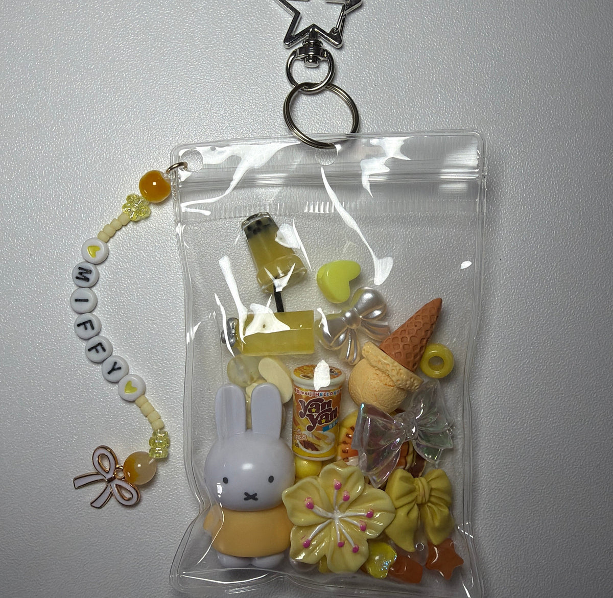 Yellow Miffy trinket pouch💛