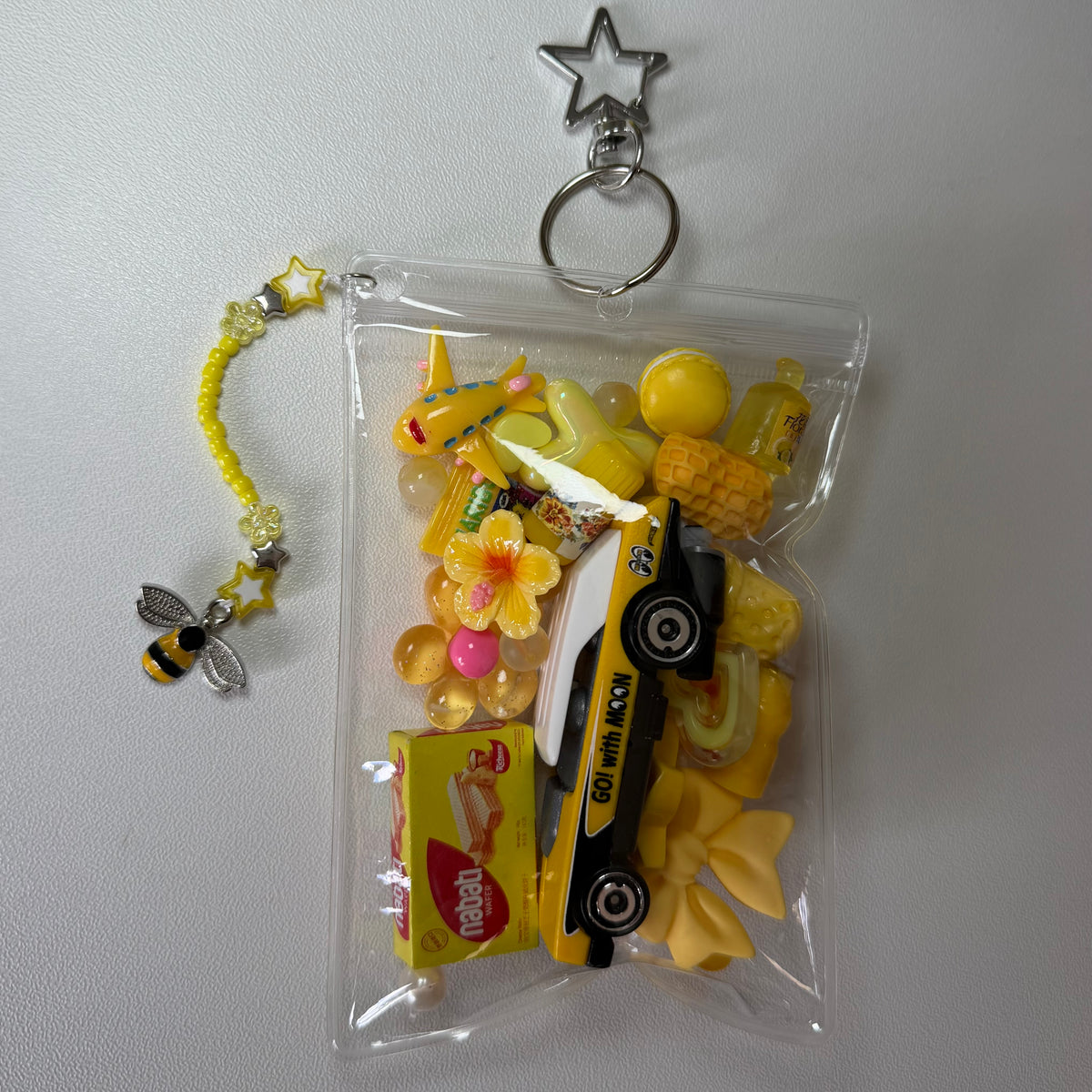 Yellow Hot Wheelz trinket pouch💛