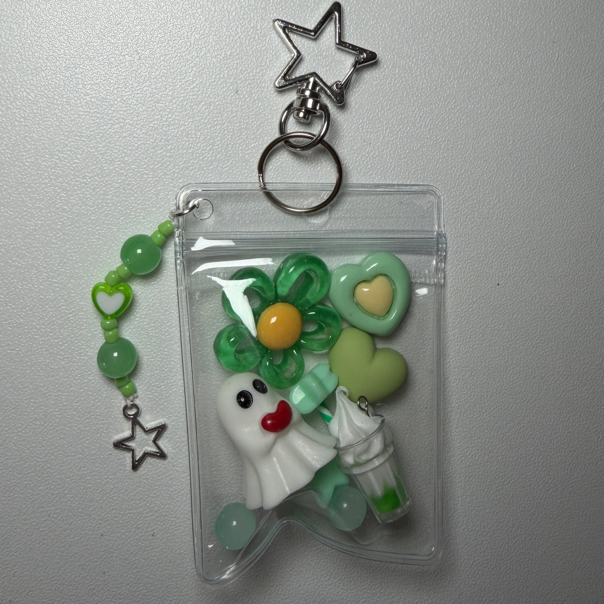 Green ghost mini trinket pouch 💚👻