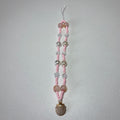 Peach clam shell phone charm 🫧