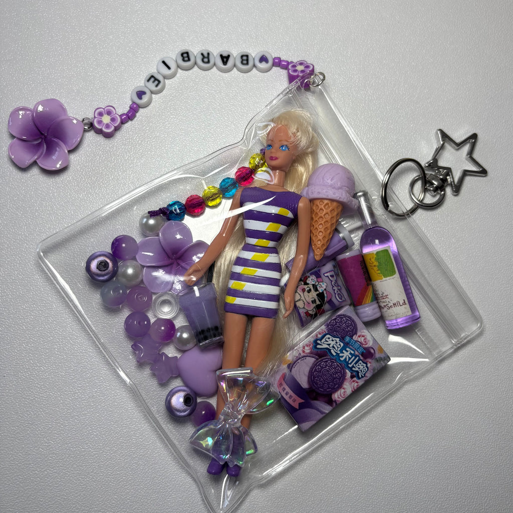 Purple vintage Barbie trinket pouch 💜