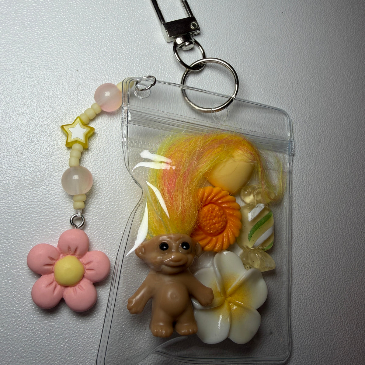Yellow Troll mini trinket pouch 💛