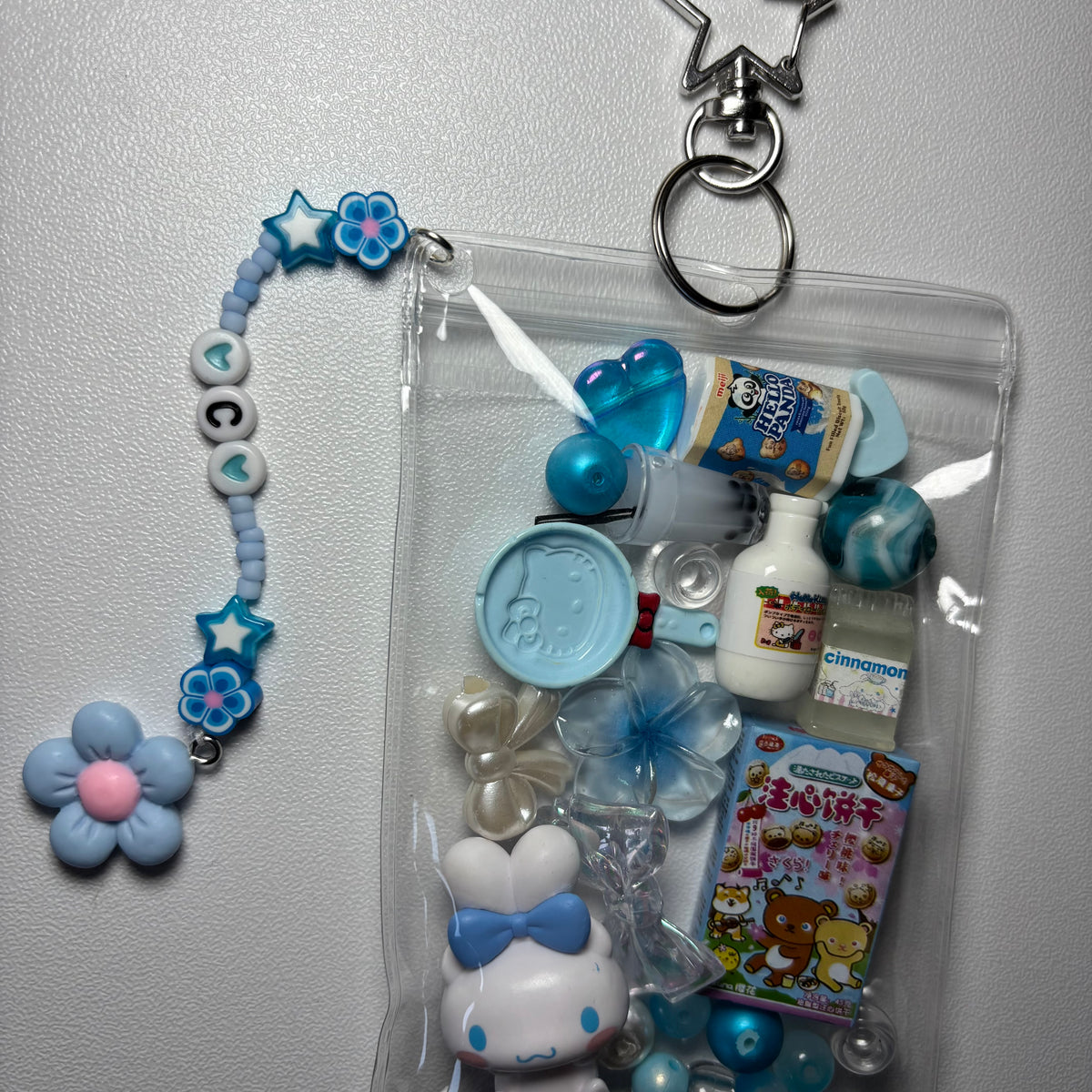 Cinnamoroll bow trinket pouch 🩵