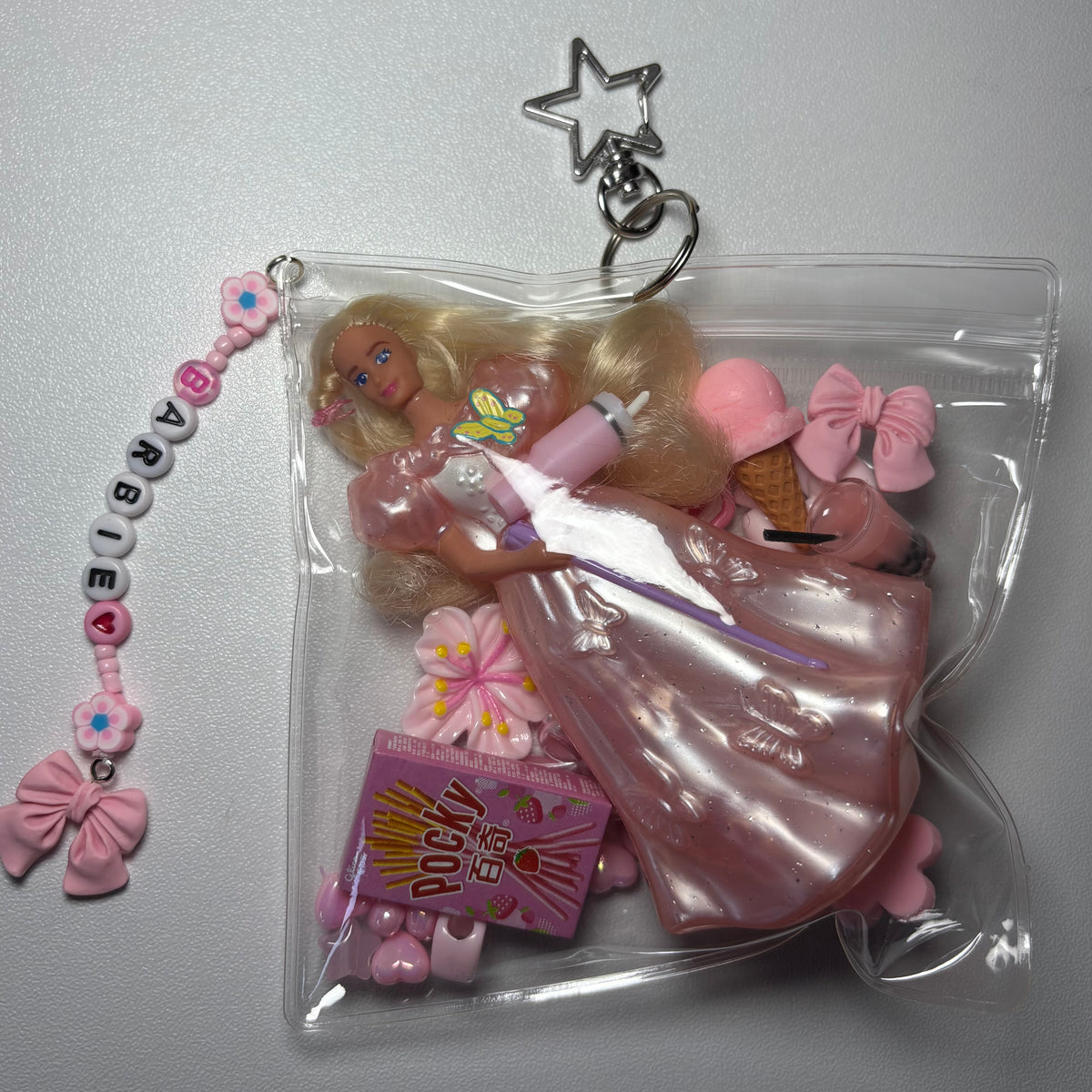 Pink princess vintage Barbie trinket pouch 💖