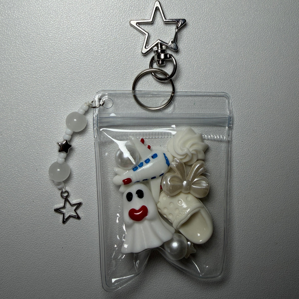 White ghost mini trinket pouch 🤍👻