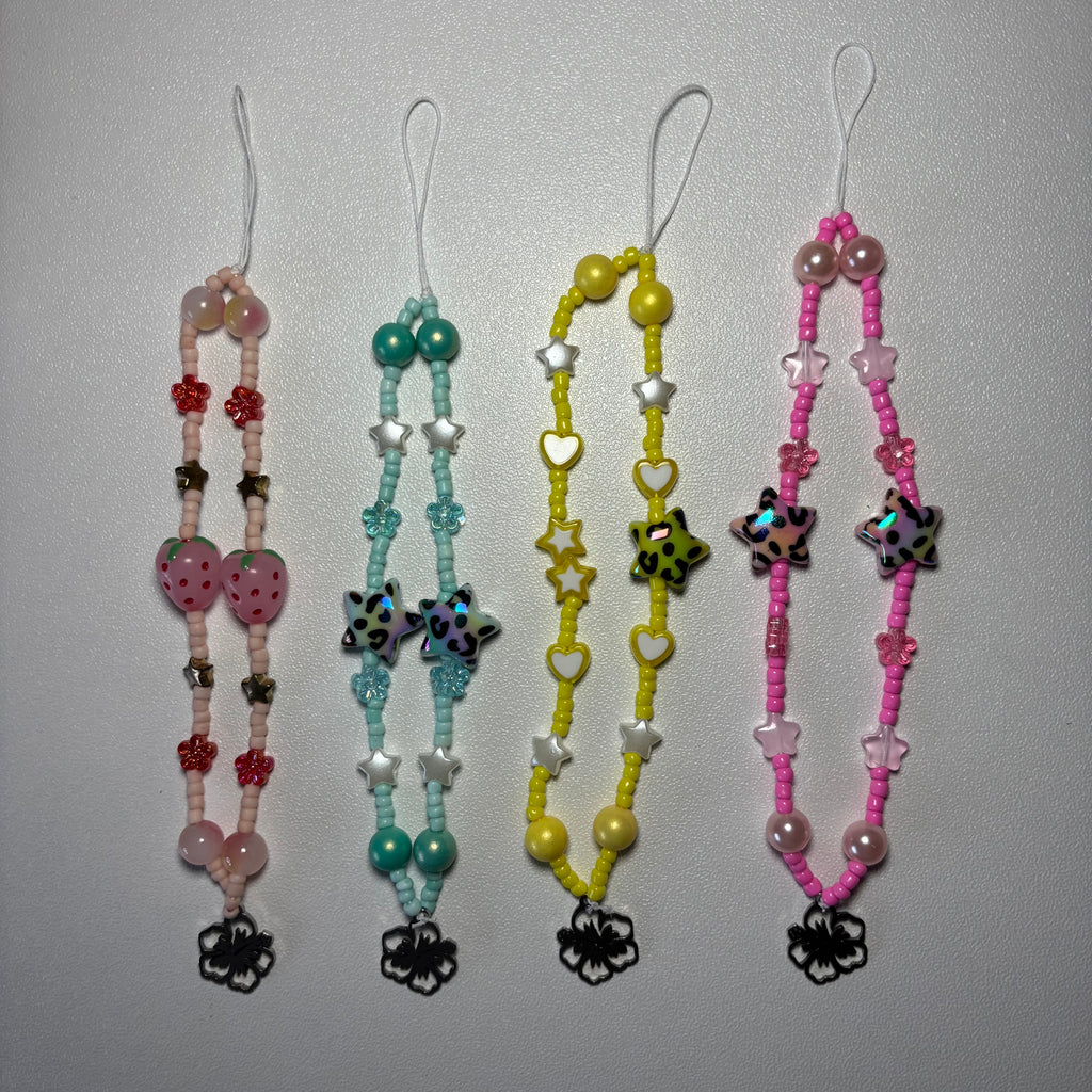 Hawaiian flower midnight sun phone charms 🌺