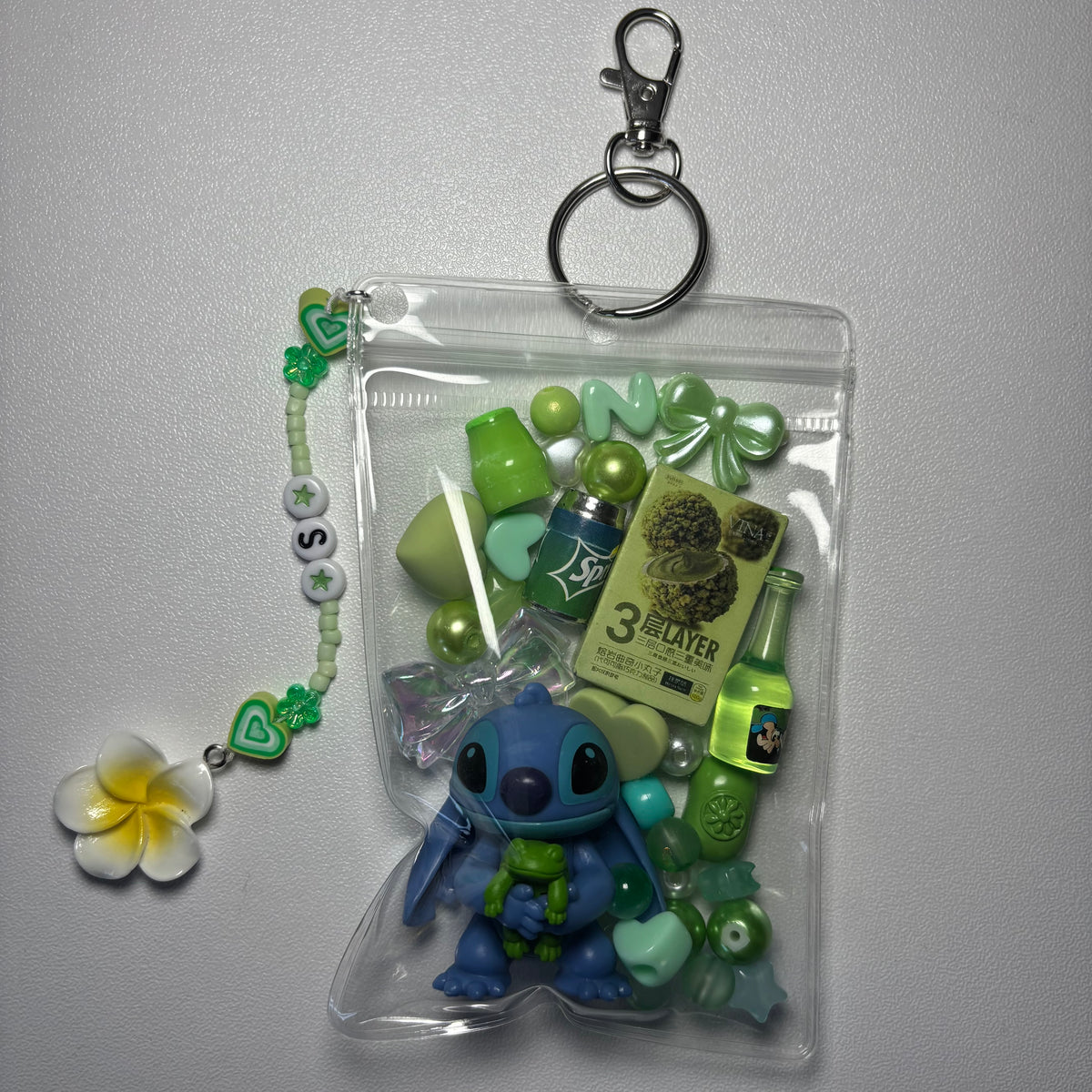 Green Stitch trinket pouch💚