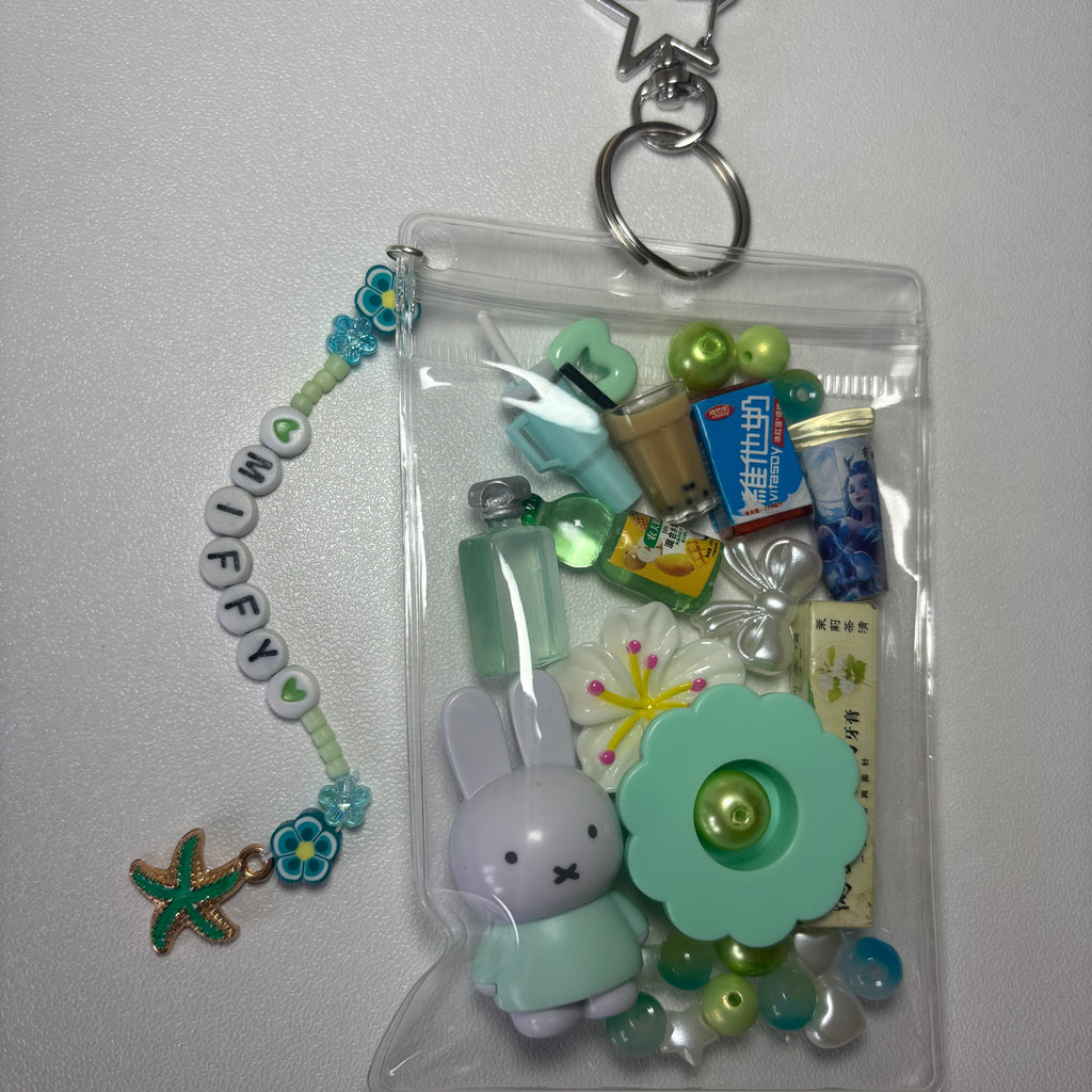 Aqua Green Miffy trinket pouch 💚