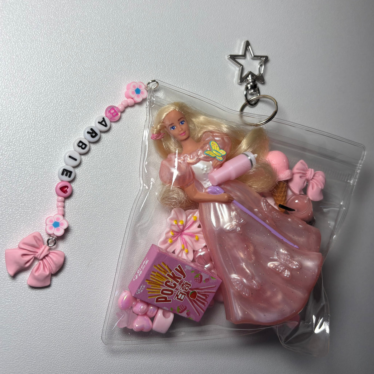 Pink princess vintage Barbie trinket pouch 💖
