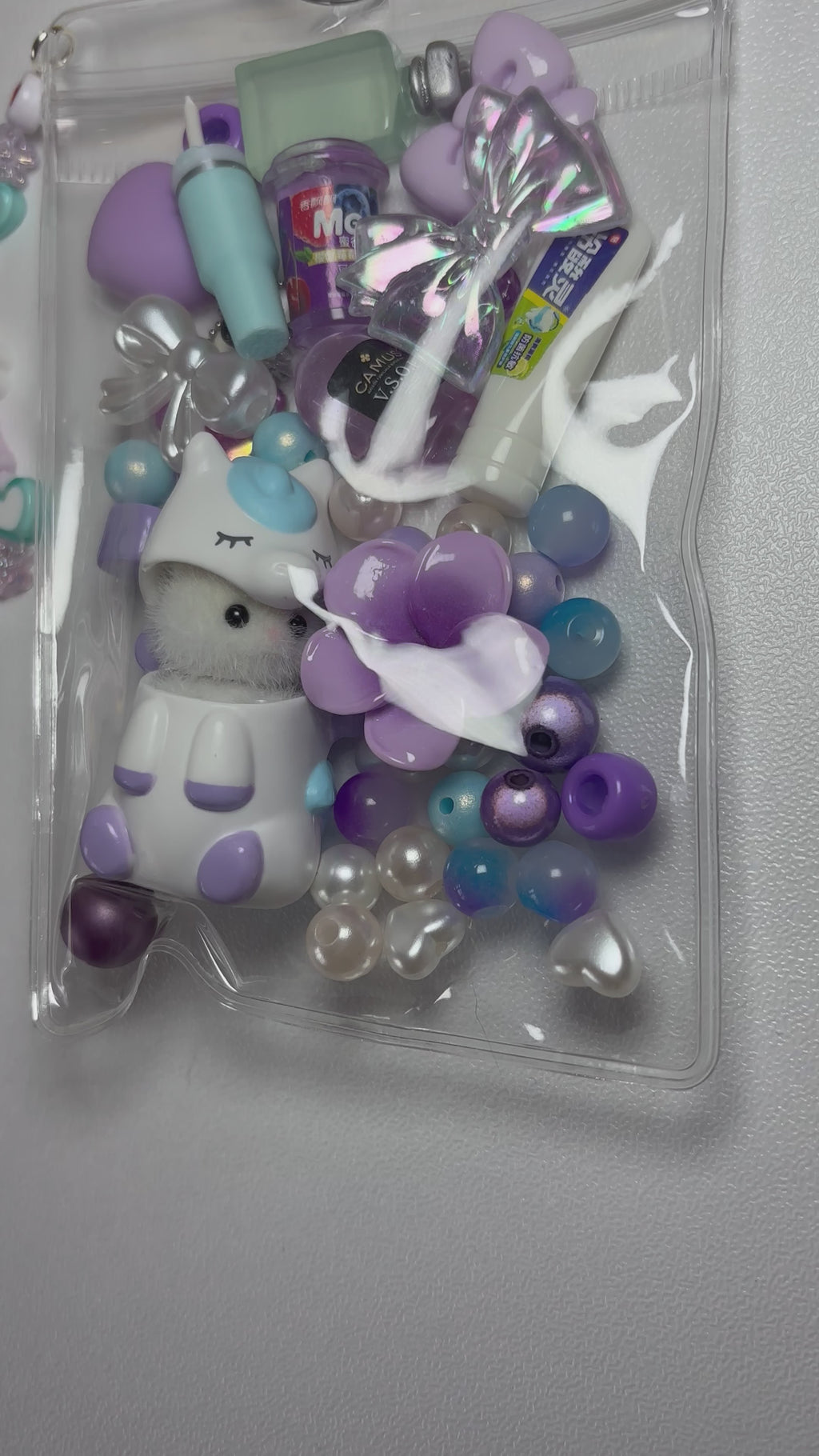 Unicorn kitten trinket pouch 🦄