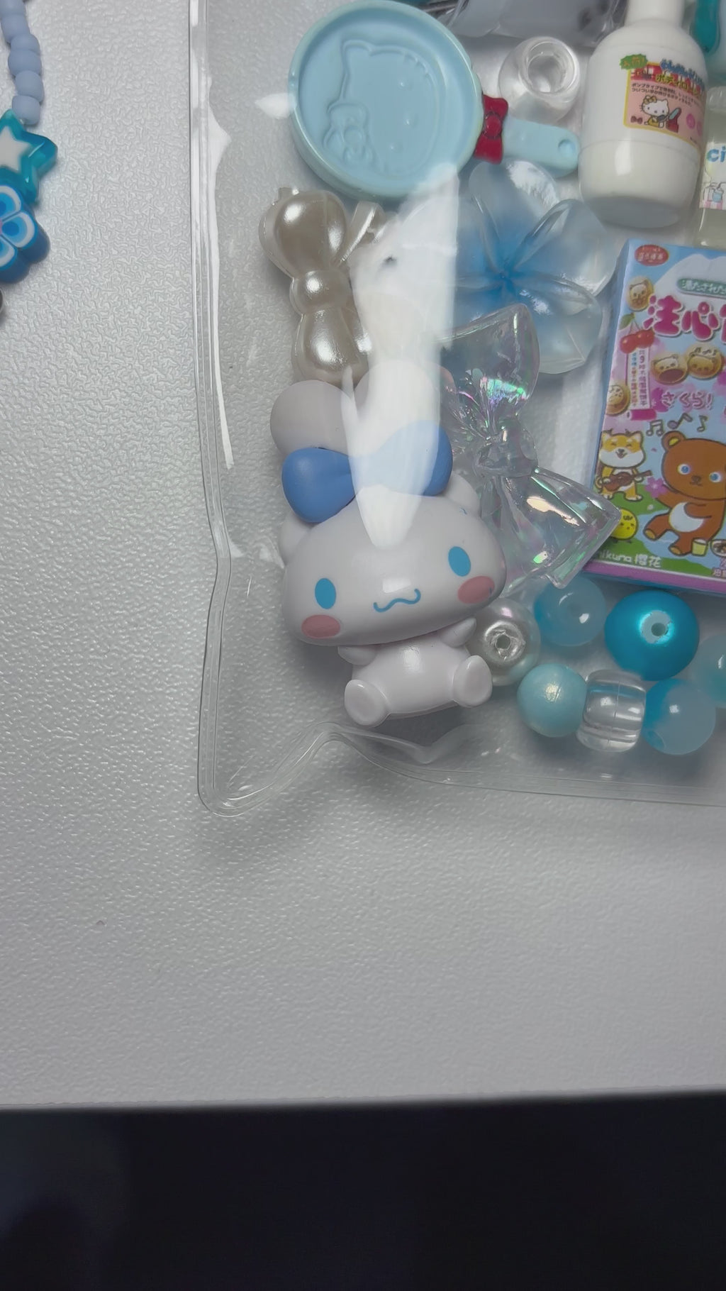Cinnamoroll bow trinket pouch 🩵